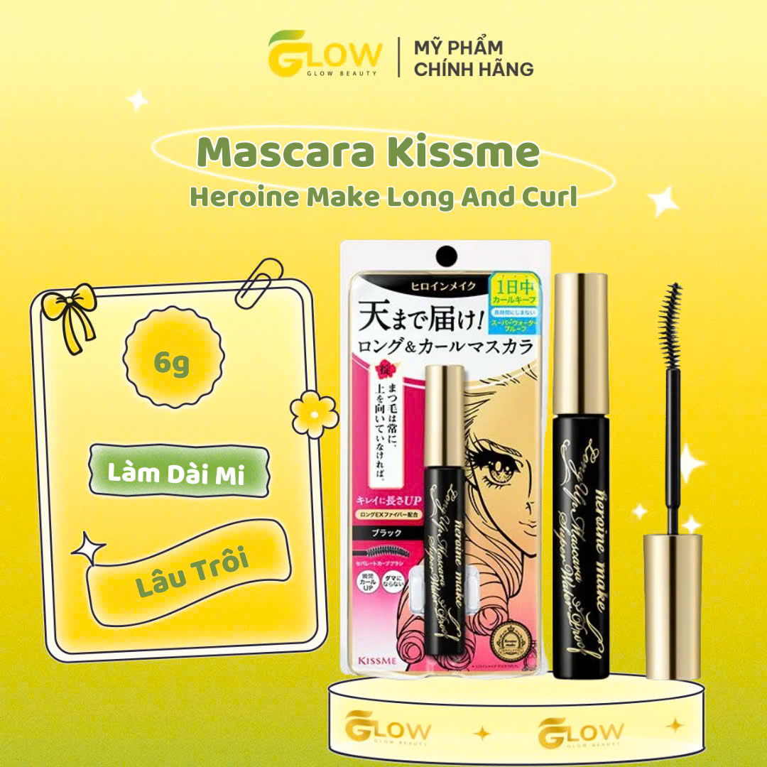 Mascara Kissme Heroine Make Long And Curl 6g (Nhựa)