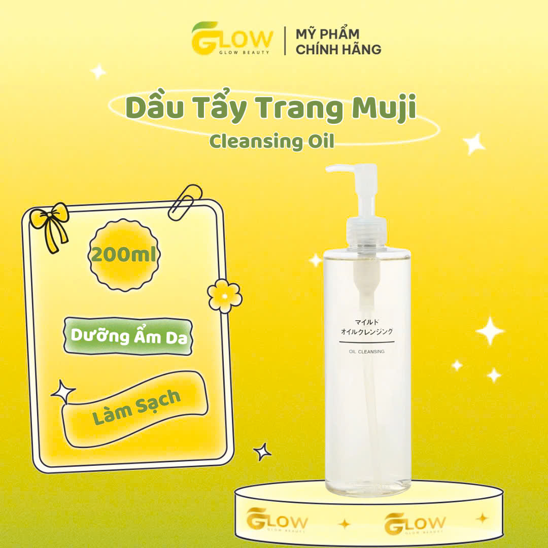 (Vòi- 200ml) Dầu tẩy trang Muji Cleansing Oi 200ml - (Nhẹ nhàng làm sạch mọi làn da)