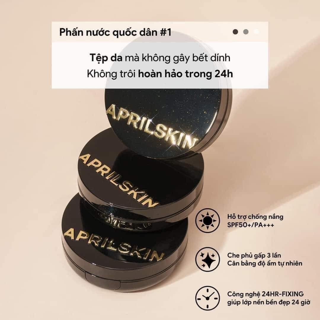 (Vỏ đen) Phấn nước April Skin (Đen)