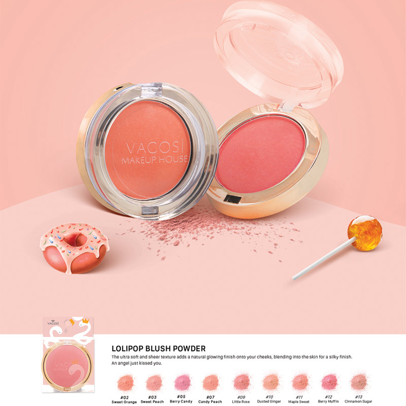 Má hồng Vacosi Mẫu mới #11 - Maple Sweet