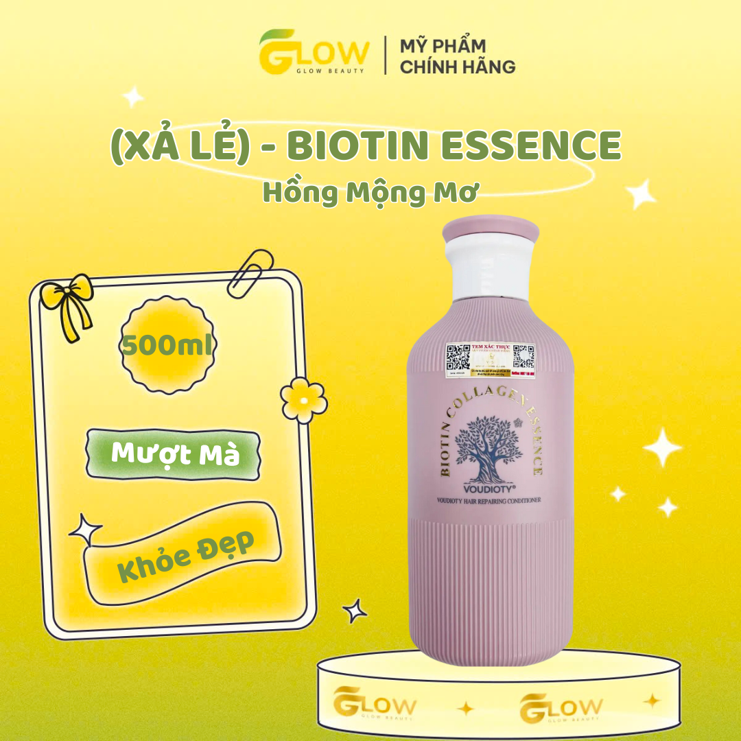 (XẢ LẺ) - BIOTIN ESSENCE - (Hồng Mộng Mơ) - 500ml