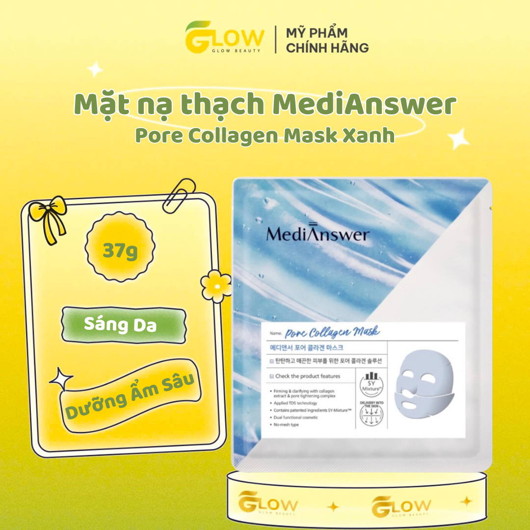 Mặt nạ thạch vàng MediAnswer Vita Collagen Mask 37g