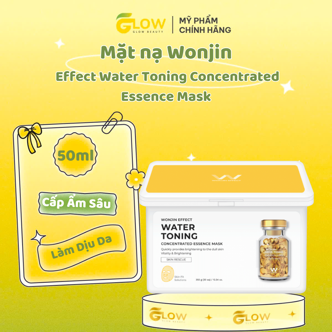 Mặt nạ Wonjin Effect Edel Rejuvenation Concentrated Essence Mask hồng 30g