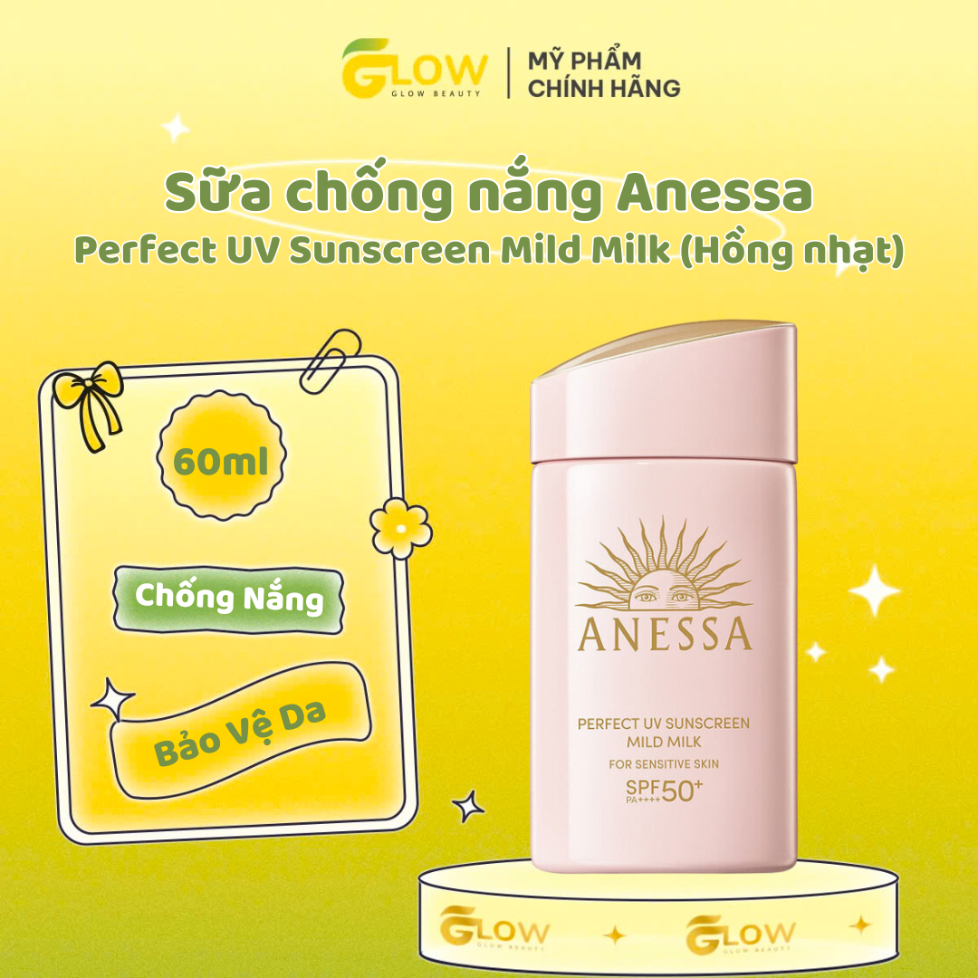 Sữa chống nắng dưỡng da kiềm dầu Anessa Perfect UV Sunscreen Skincare Milk SPF50+/PA++++ 60ml (Công ty)