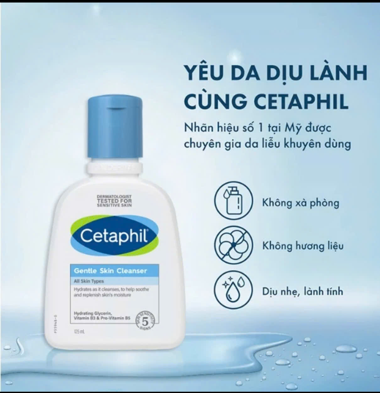 Sữa rửa mặt Cetaphil 125ml