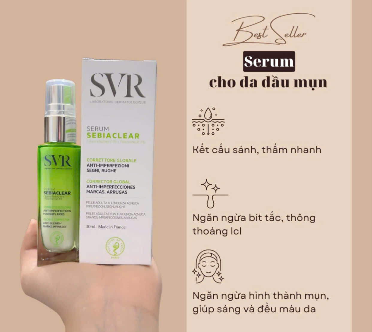 SVR - Serum 30ml (xách tay)