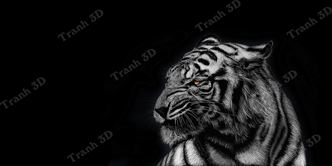 Tranh Con Hổ - Ngựa - Công-Tranh 3D  Dán Hồ Cá - Decal Dán Hồ- Cá Cảnh Thiên Phước