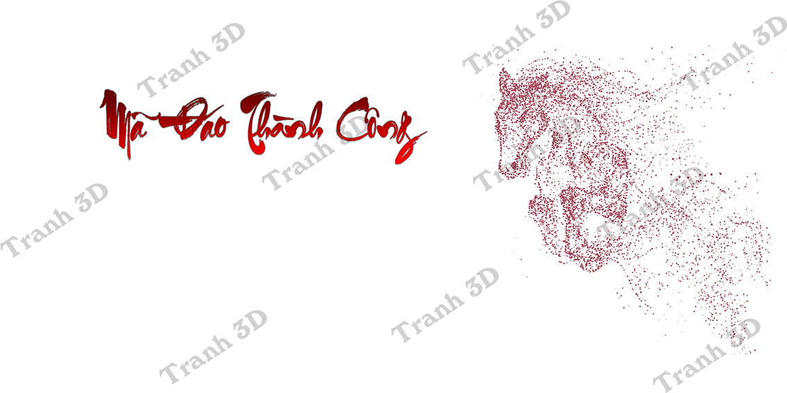 Tranh Con Hổ - Ngựa - Công-Tranh 3D  Dán Hồ Cá - Decal Dán Hồ- Cá Cảnh Thiên Phước