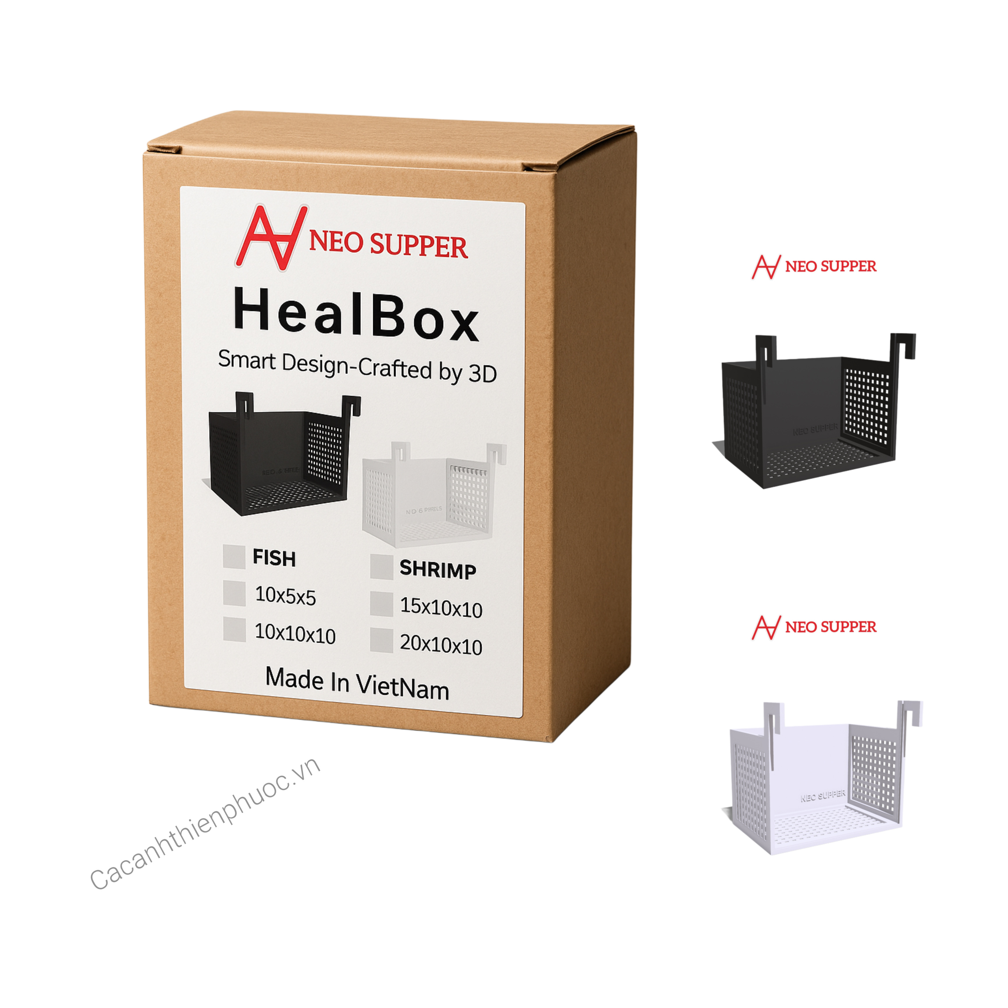Box Dưỡng Cá Tép Neosupper Healbox - Cá Cảnh Thiên Phước