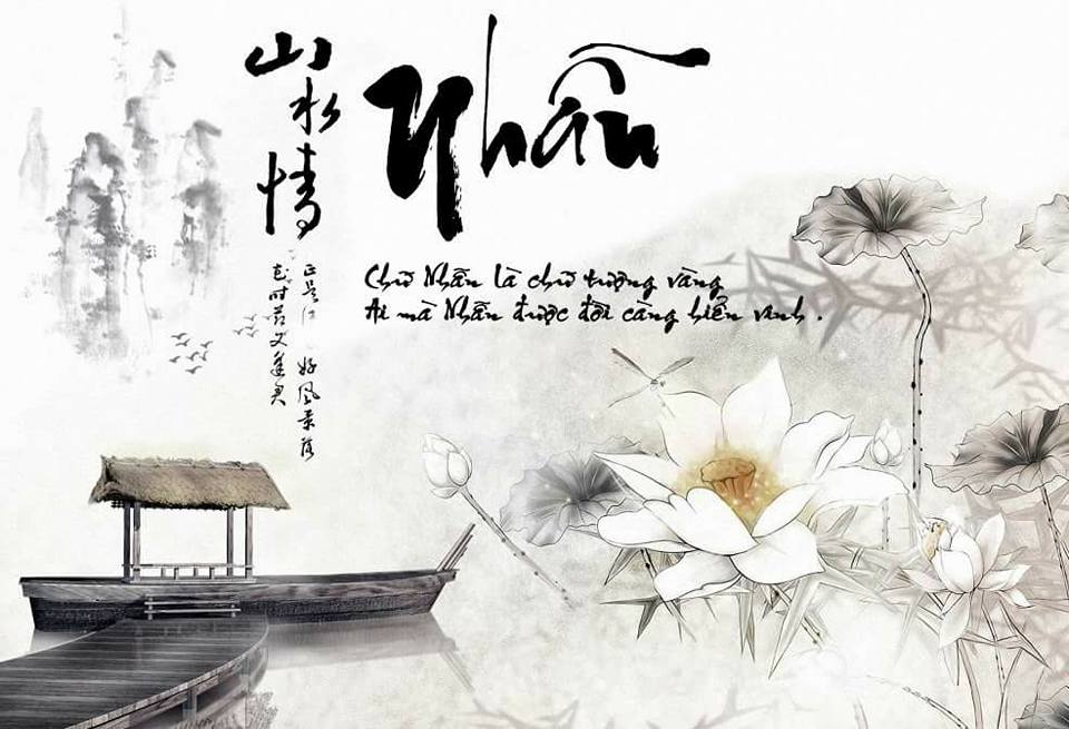Tranh Chữ Thư Pháp-Tranh 3D  Dán Hồ Cá - Decal Dán Hồ- Cá Cảnh Thiên Phước