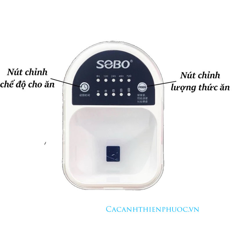 Máy Cho Cá Ăn Tự Động Sobo Da-06 Điều Chỉnh Thời Gian - Cá Cảnh Thiên Phước