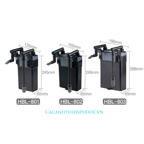 Lọc Treo Sun Sun Hb l801-802-803 -Lọc Vi Sinh- Cá Cảnh Thiên Phước
