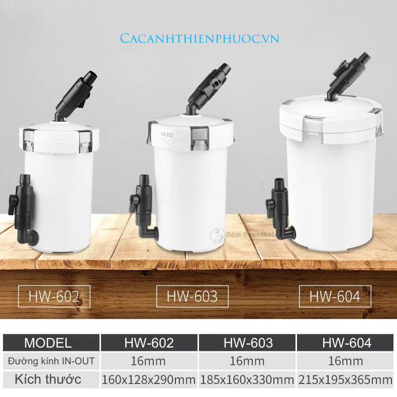 Lọc Phụ Sunsun Hw-603 Không Bơm - Lọc Vi Sinh- Cá Cảnh Thiên Phước