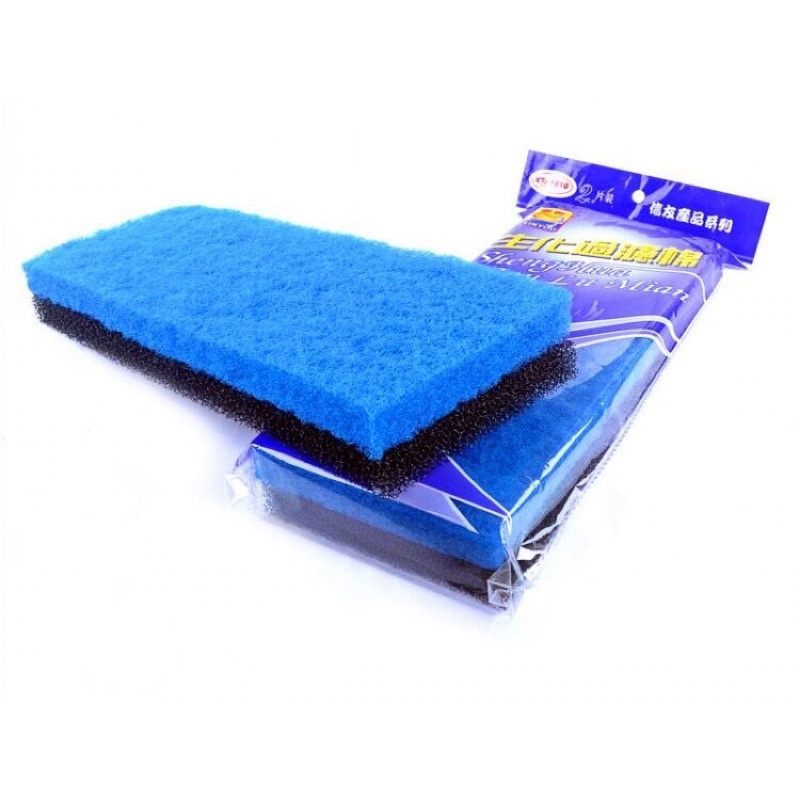 Bông Lọc 2 Màu- Lọc Cặn Bẩn Thức Ăn Dư Thừa Hồ Thủy Sinh- Cá Cảnh Thiên Phước