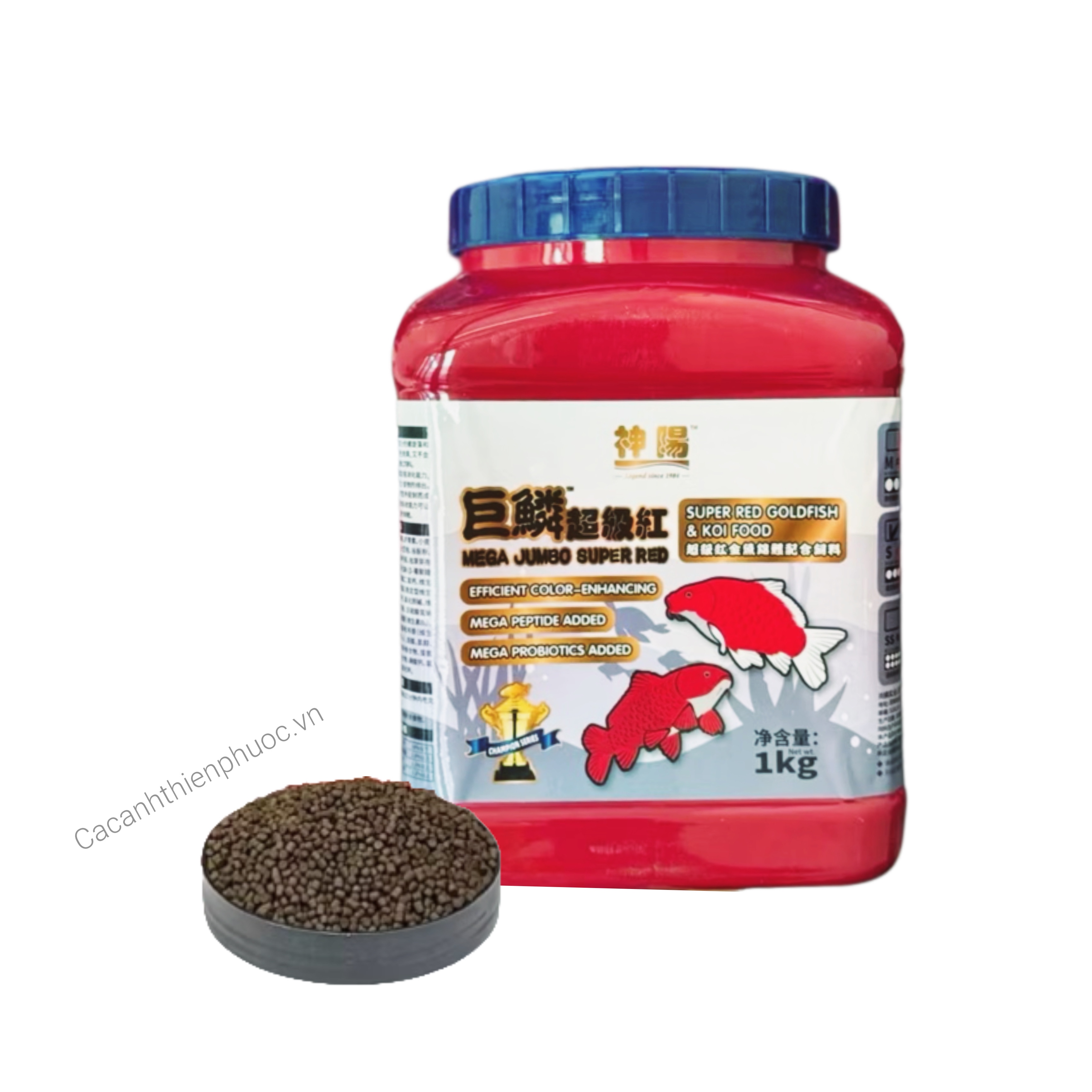 Thức Ăn Cá Chép MEGA JUBO SUPPER RED - Cá Cảnh Thiên Phước