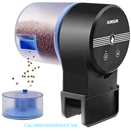 Máy Cho Cá Ăn Tự Động Điều Chỉnh Hẹn Giờ Sunsun Ak- Cá Cảnh Thiên Phước