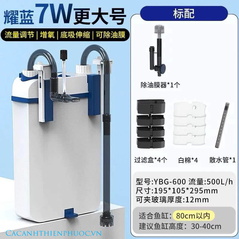 Lọc Treo Sunsun Ybg 300-400-500-600- Lọc Vi Sinh- Cá Cảnh Thiên Phước