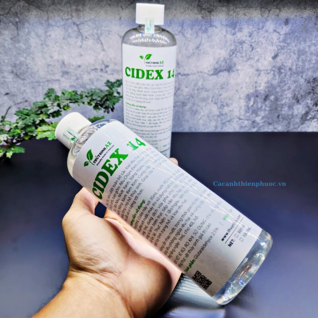 Thuốc Diệt Rêu Hại Cho Hồ Thủy Sinh Cidex 14- Cá Cảnh Thiên Phước