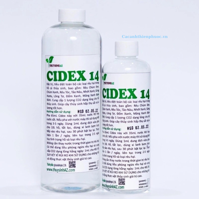 Thuốc Diệt Rêu Hại Cho Hồ Thủy Sinh Cidex 14- Cá Cảnh Thiên Phước
