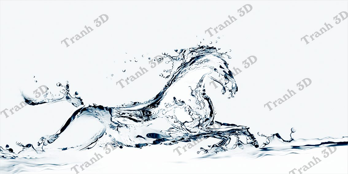 Tranh Con Hổ - Ngựa - Công-Tranh 3D  Dán Hồ Cá - Decal Dán Hồ- Cá Cảnh Thiên Phước