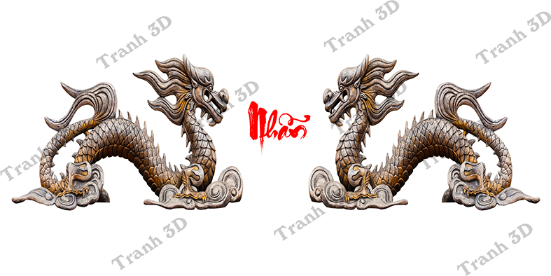 Nền Trắng-Tranh 3D  Dán Hồ Cá - Decal Dán Hồ- Cá Cảnh Thiên Phước