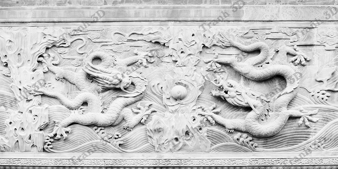 Nền Trắng-Tranh 3D  Dán Hồ Cá - Decal Dán Hồ- Cá Cảnh Thiên Phước