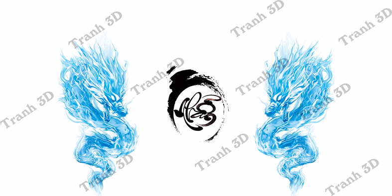 Nền Trắng-Tranh 3D  Dán Hồ Cá - Decal Dán Hồ- Cá Cảnh Thiên Phước