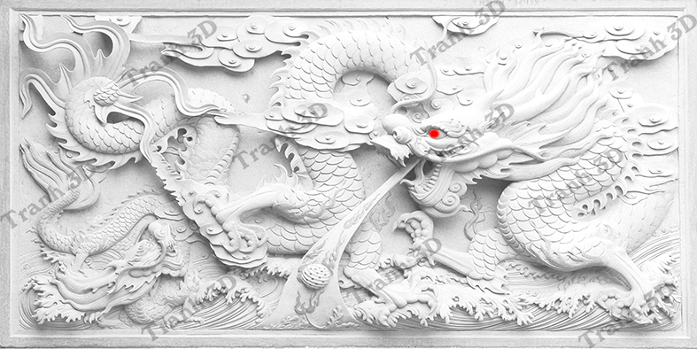 Nền Trắng-Tranh 3D  Dán Hồ Cá - Decal Dán Hồ- Cá Cảnh Thiên Phước