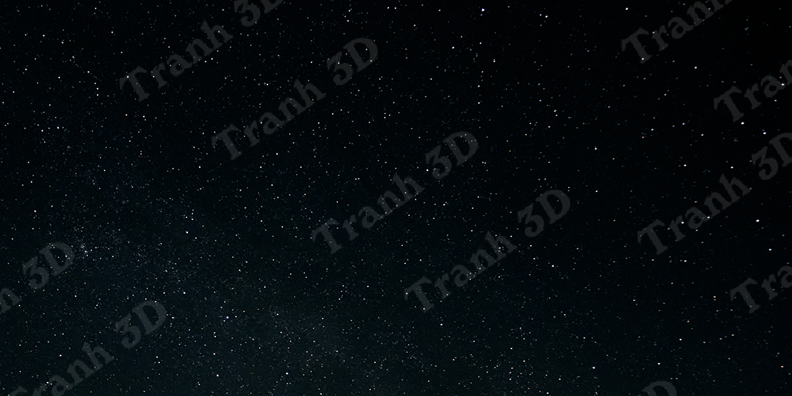 Tranh Bầu Trời Sao Đêm-Tranh 3D  Dán Hồ Cá - Decal Dán Hồ- Cá Cảnh Thiên Phước