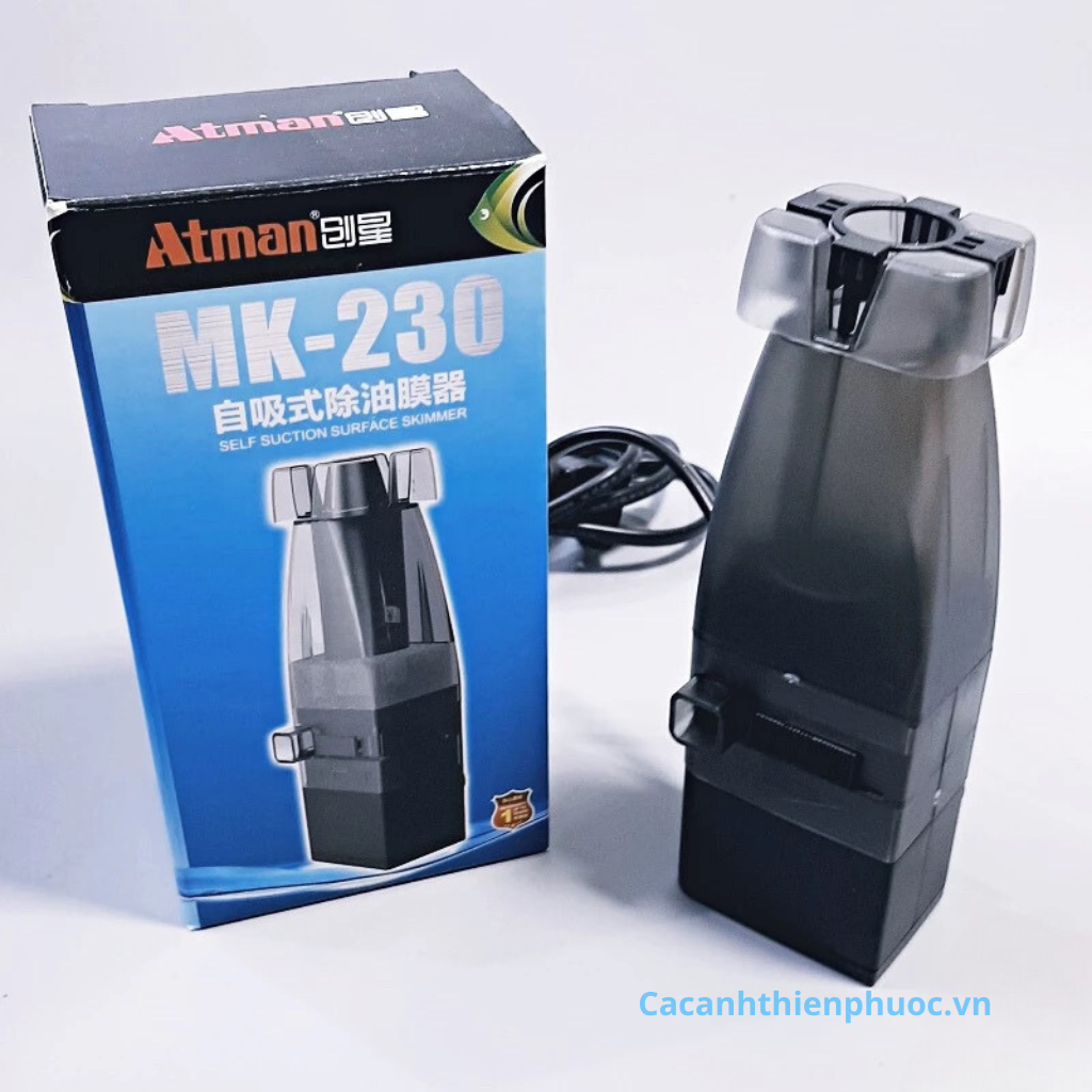 Lọc Váng Atman Mk 230 Máy Lọc Váng Cho Hồ Thủy Sinh- Cá Cảnh Thiên Phước