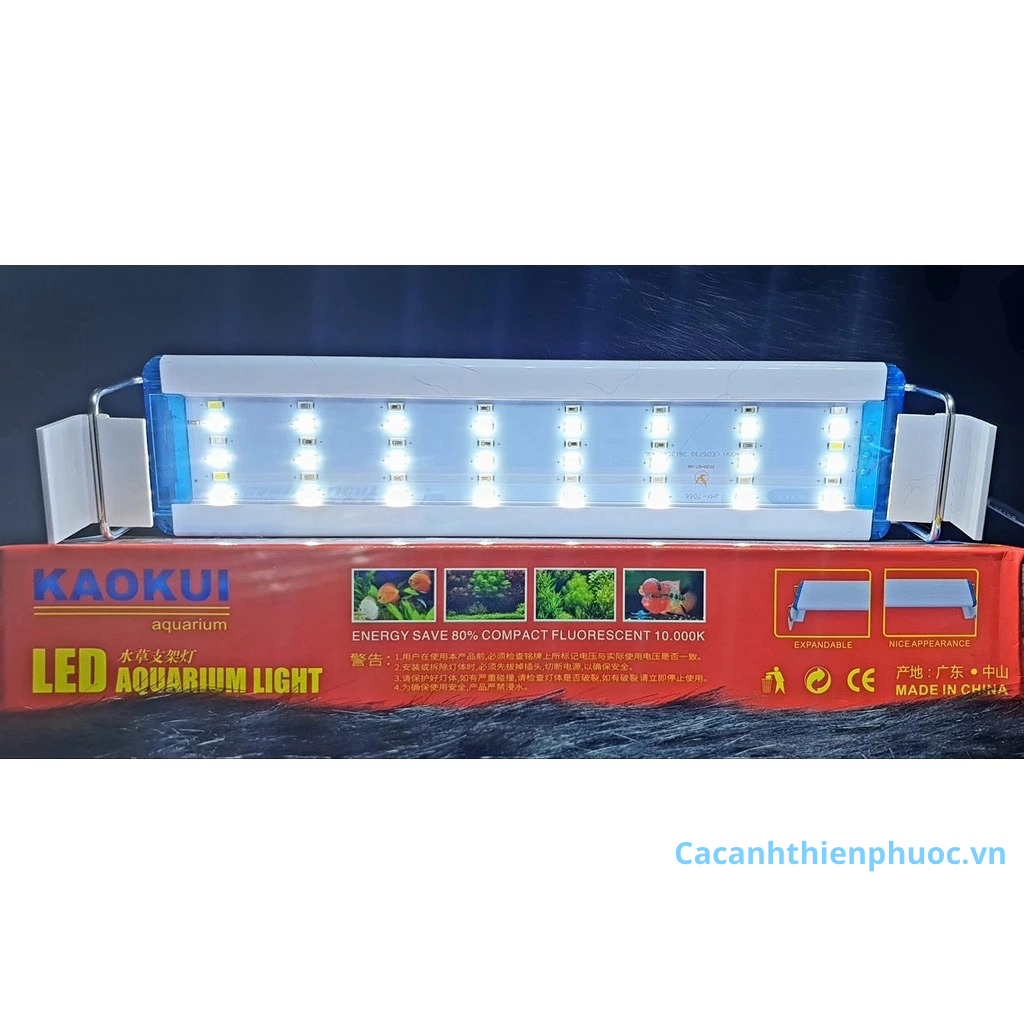 Led Máng KaoKui Đèn Led Thủy Sinh Ánh Sáng 10000k 6 Hàng Bóng Siêu Sáng - Cá Cảnh Thiên Phước