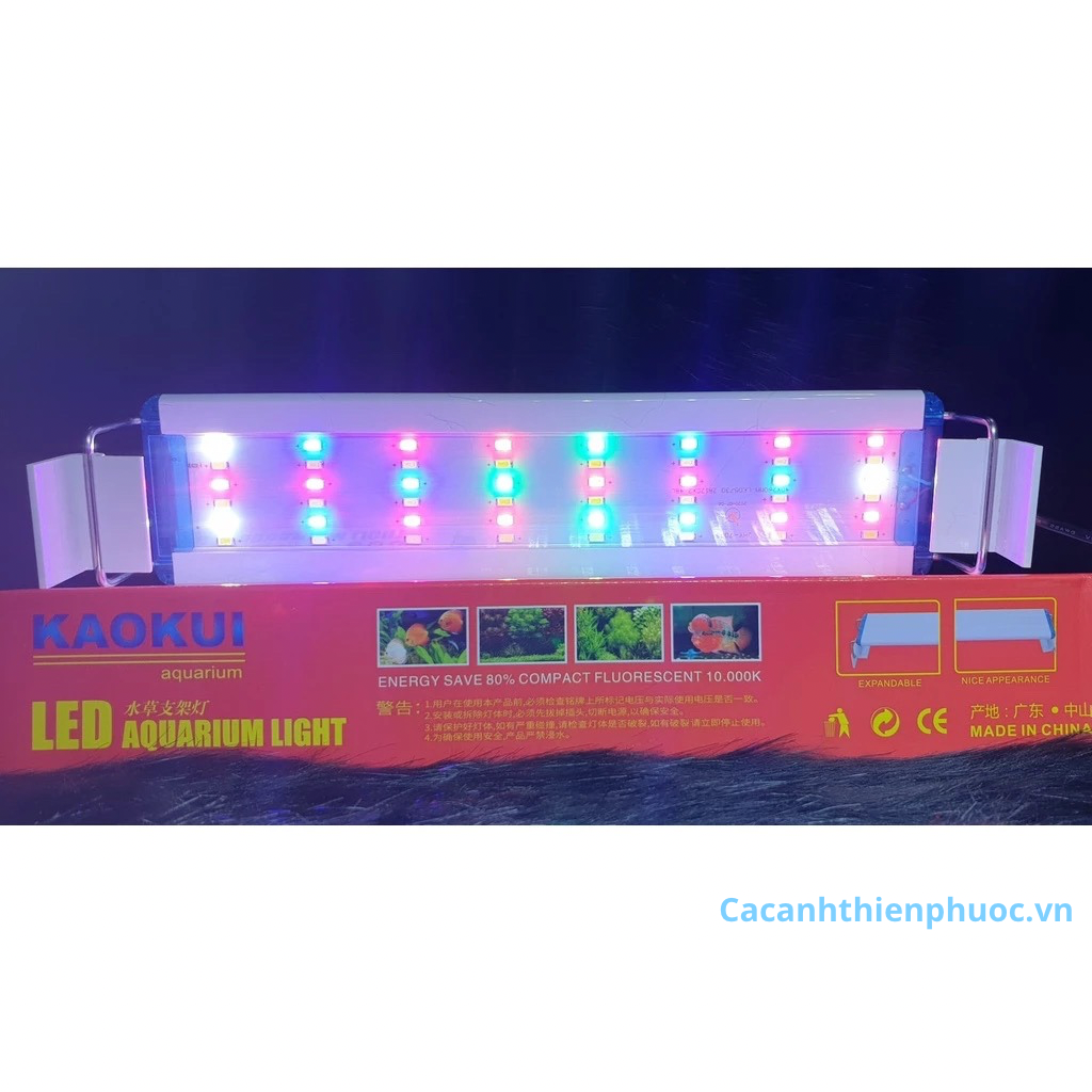 Led Máng KaoKui Đèn Led Thủy Sinh Ánh Sáng 10000k 6 Hàng Bóng Siêu Sáng - Cá Cảnh Thiên Phước