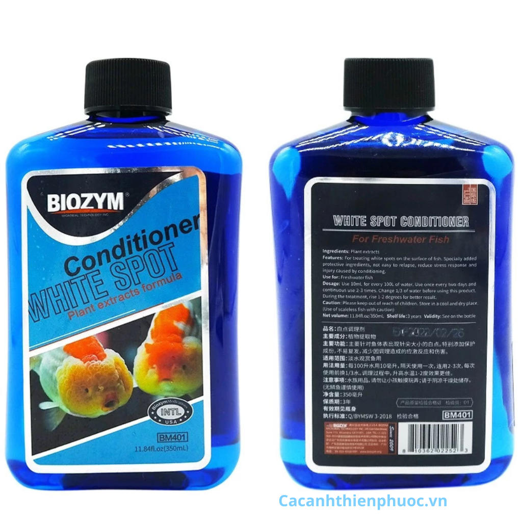 Biozym White Spot Trị Nấm Trắng Cho Cá Cảnh- Thuốc Trị Nấm- Cá Cảnh Thiên Phước