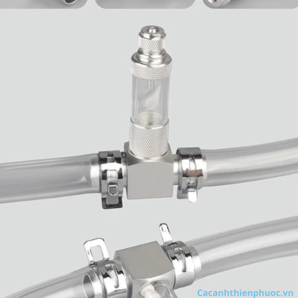 Trộn Co2 Chữ T Mufan Cho Hồ Thủy Sinh- Cá Cảnh Thiên Phước