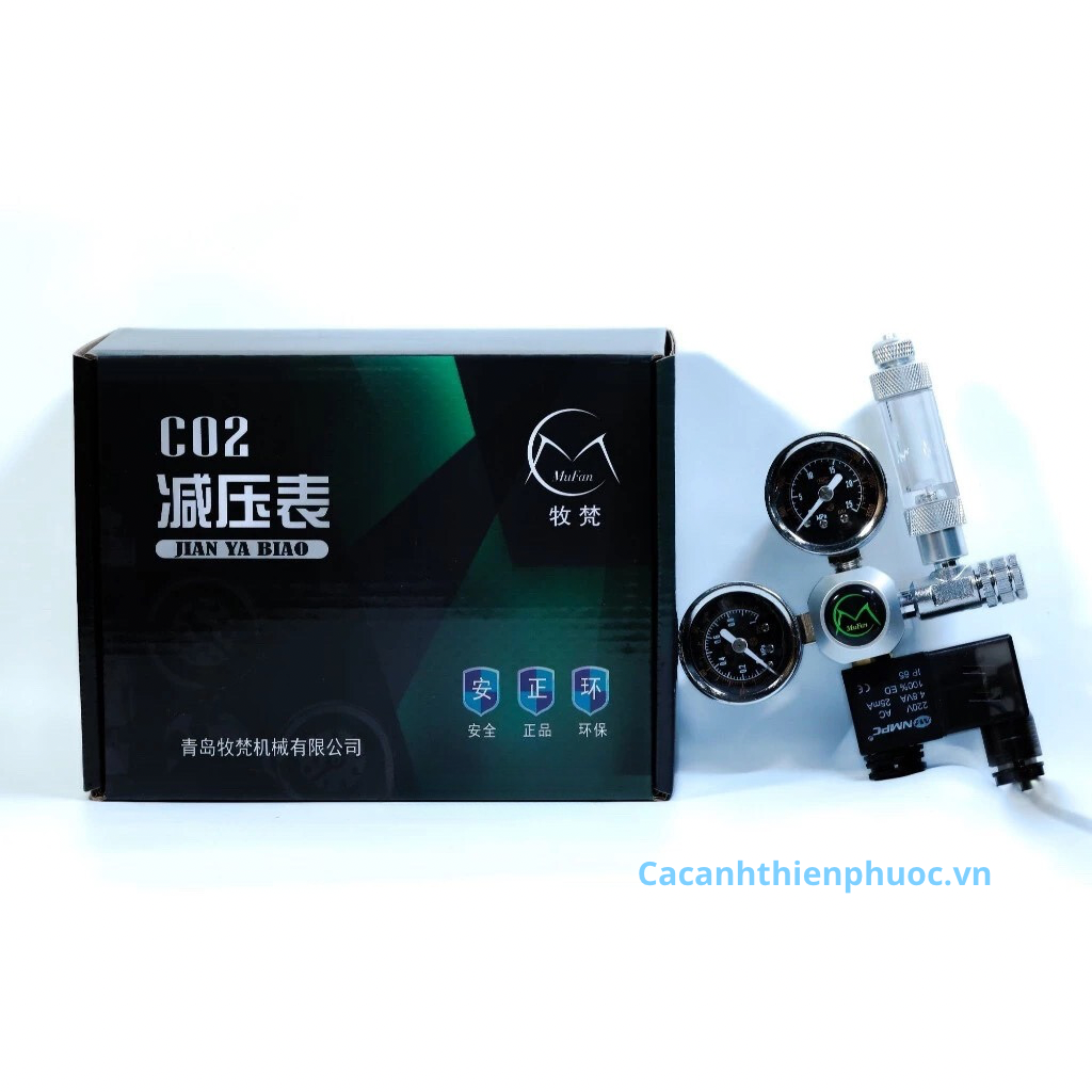 Van Điện Tinh Chỉnh Co2 Mufan Kèm Đếm Giọt- Van Co2- Cá Cảnh Thiên Phước