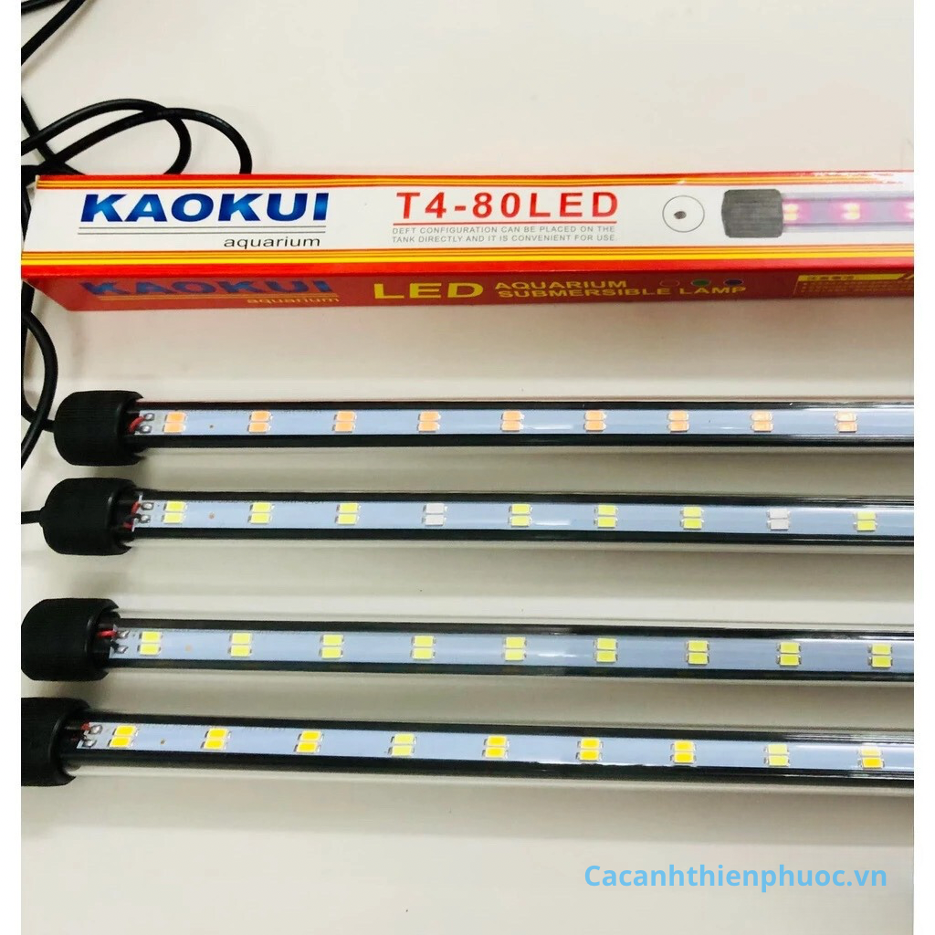 Đèn Led Thanh T4 Kaokui 2 Hàng Bóng Nhiều Màu- Cá Cảnh Thiên Phước