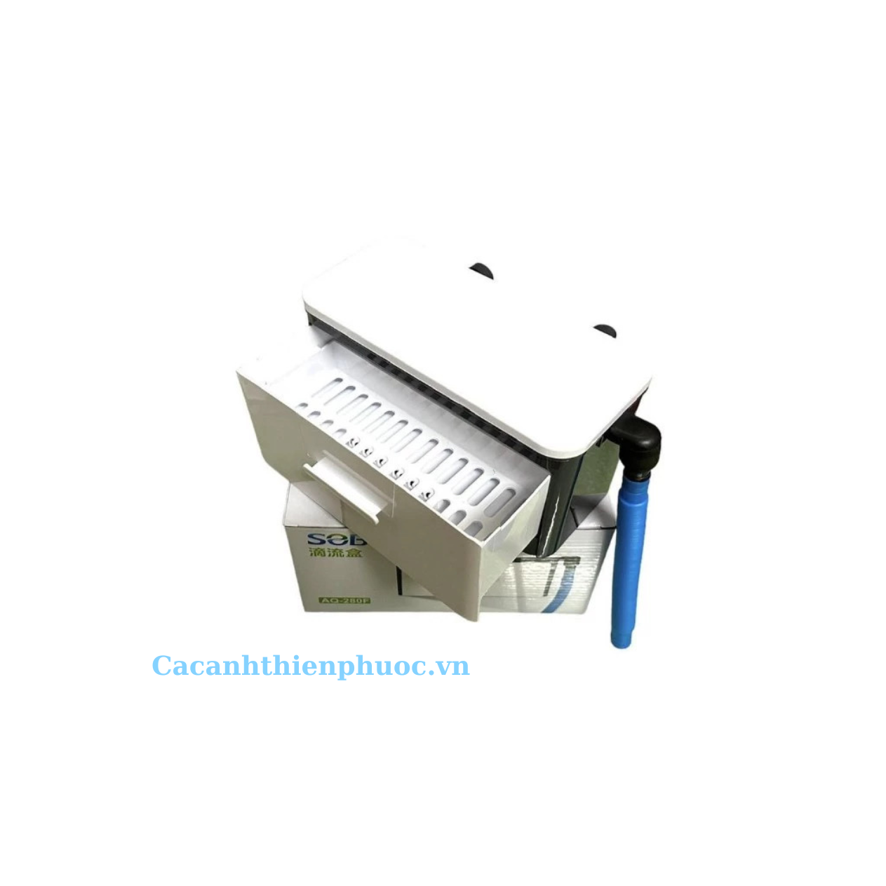 Hộp Lọc Máng Hồ Cá Sobo Aq 280F Thiết Kế Hiện Đại Cho Hồ Cá- Lọc Vi Sinh- Cá Cảnh Thiên Phước