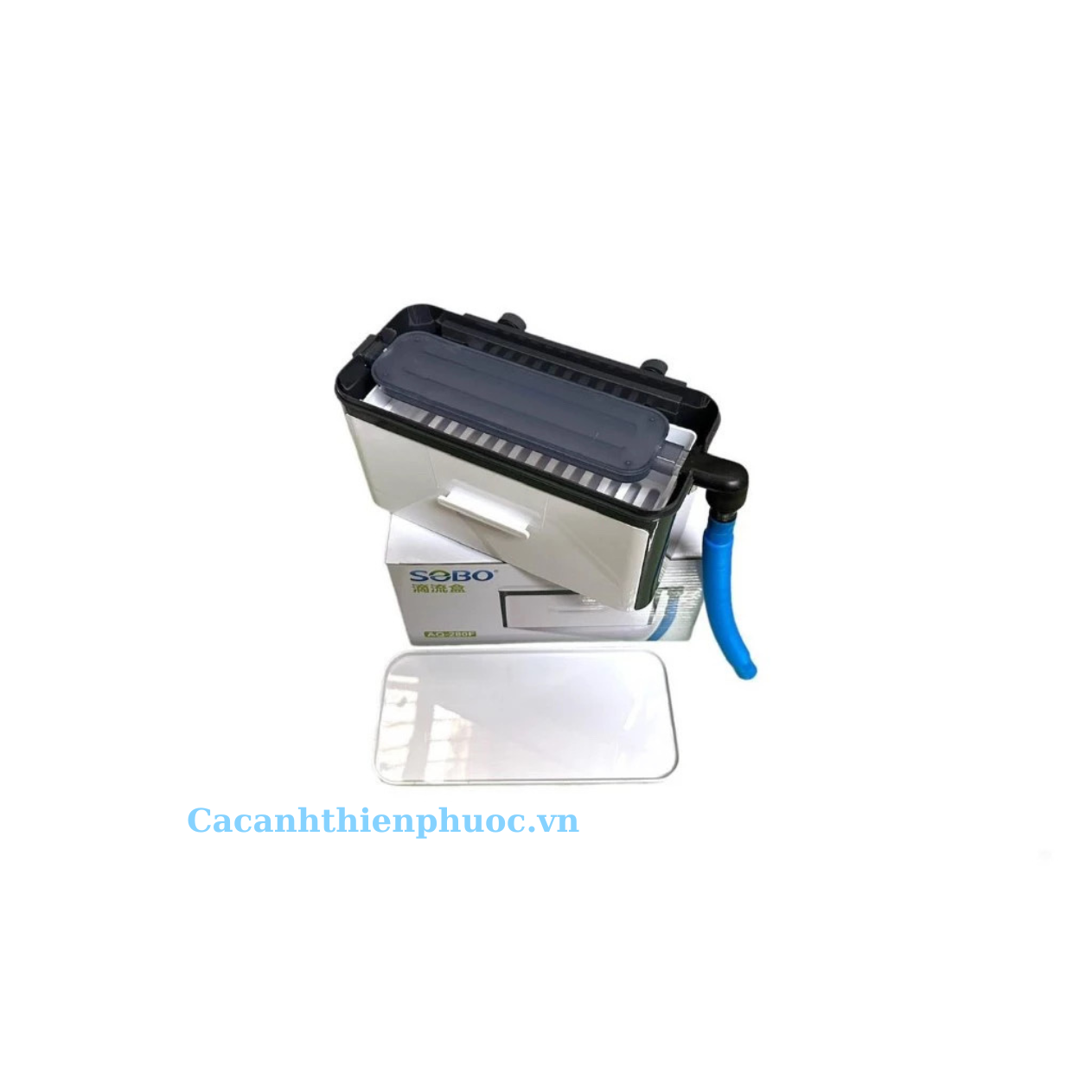 Hộp Lọc Máng Hồ Cá Sobo Aq 280F Thiết Kế Hiện Đại Cho Hồ Cá- Lọc Vi Sinh- Cá Cảnh Thiên Phước