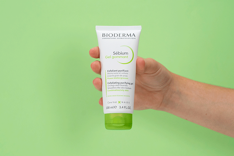 Gel Tẩy Tế Bào Chết Cho Da Dầu Mụn Bioderma Sebium Gel Gommant 100ml