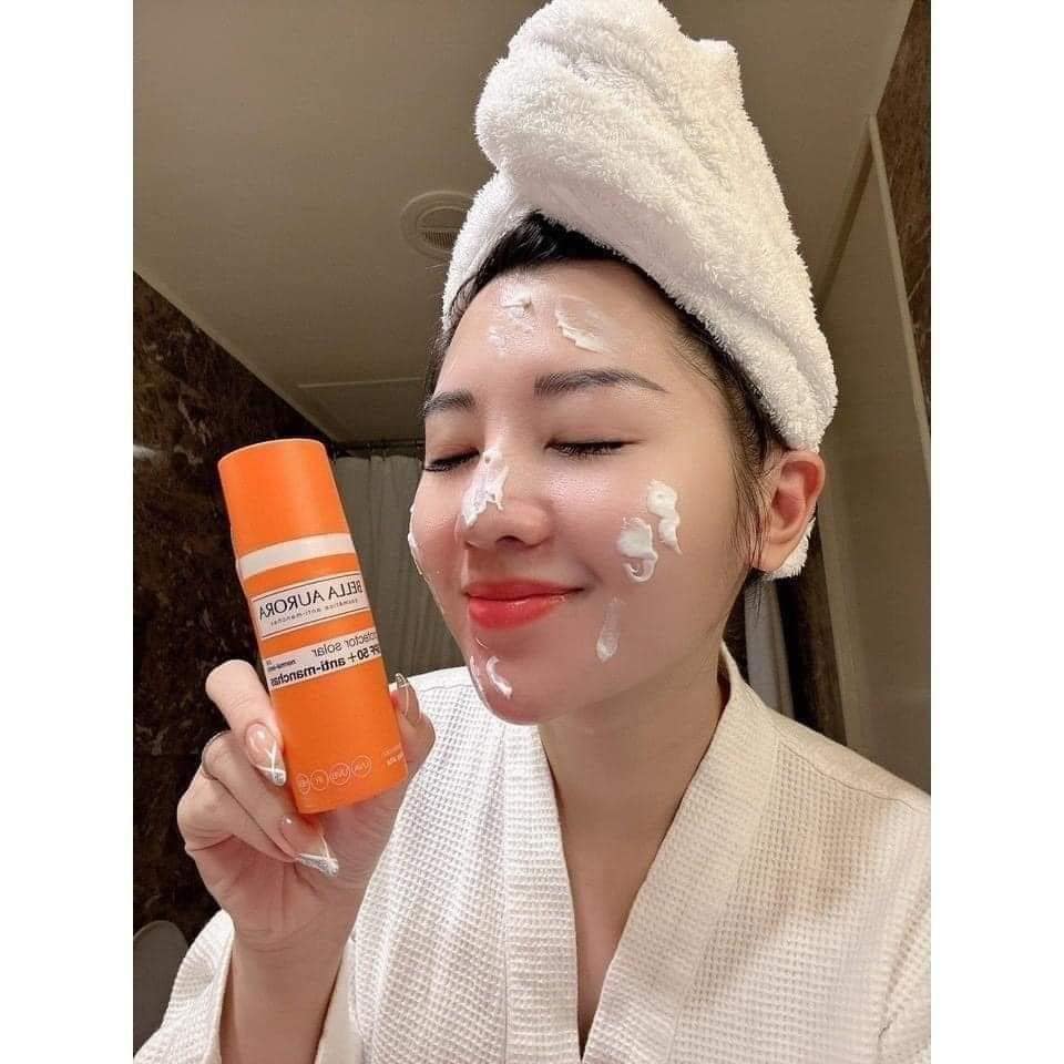 KCN Bella Aurora Dark Spot Sunscreen Protects Unify SPF50+