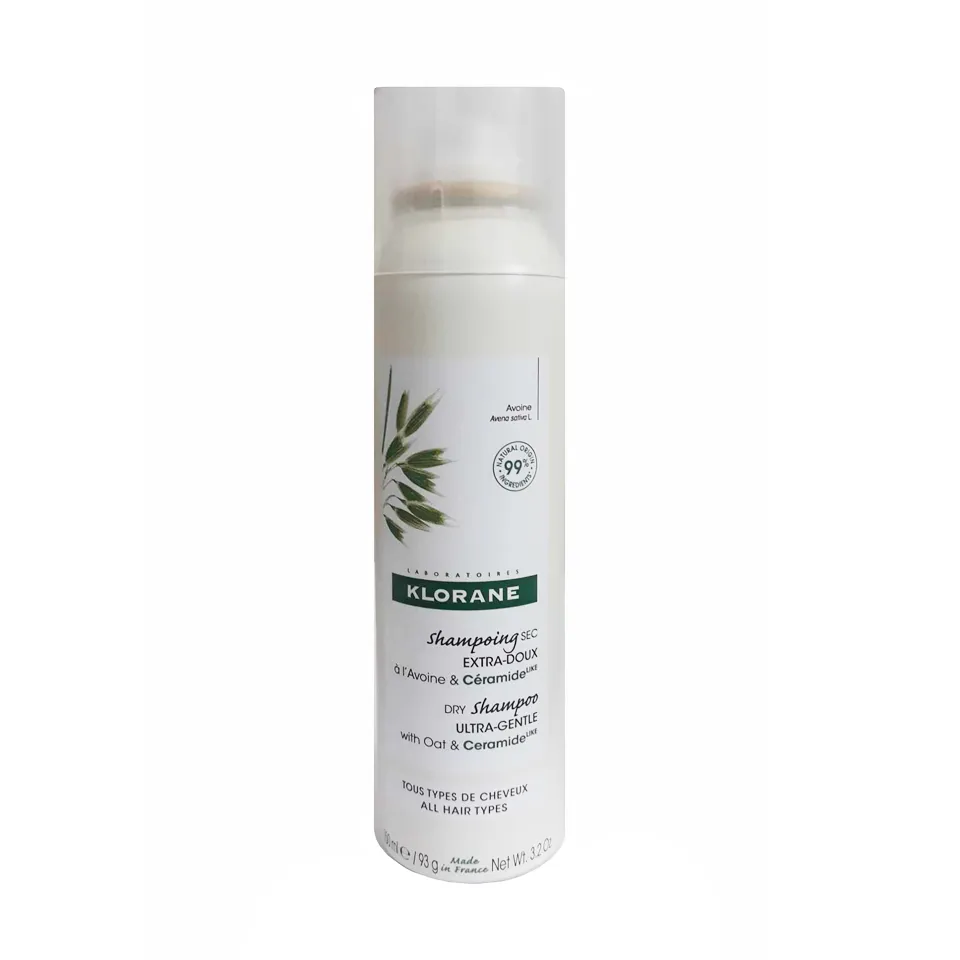 Dầu gội khô Klorane tiện dụng cho mái tóc, 150ml