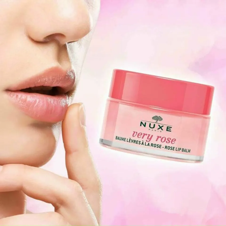 Sáp Dưỡng Môi Dạng Hũ Nuxe Very Rose Lip Balm 15g