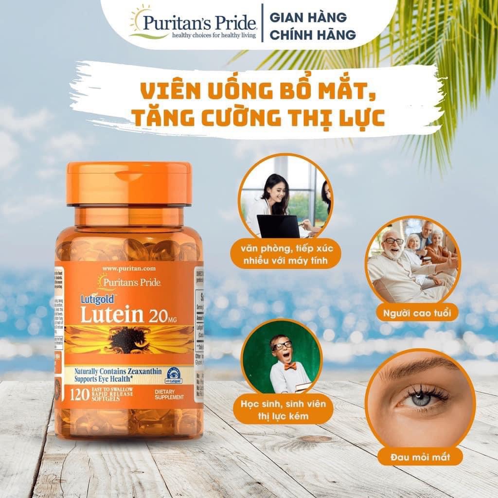 Viên bổ mắt Lutein 20mg - 120 viên