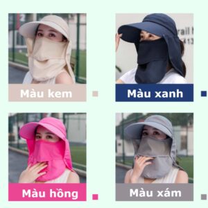 Mũ khẩu trang chống nắng Nhật Bản cao cấp – Chống UV, Thoáng Mát