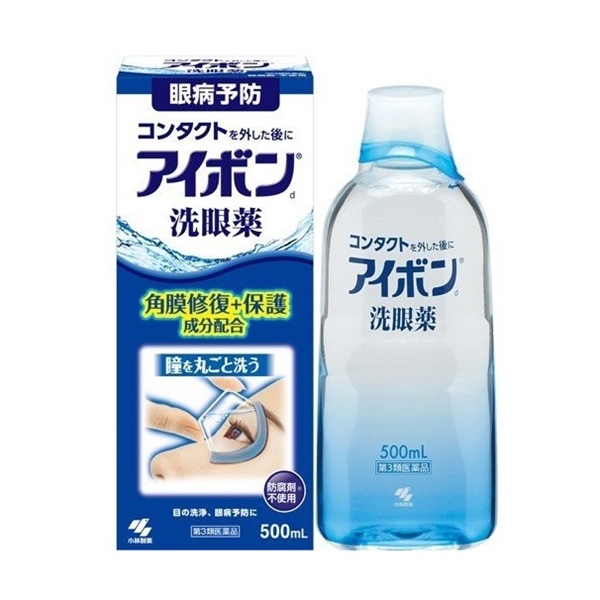 Nước Rửa Mắt Eyebon Nhật Bản 500ml – Làm Sạch Mắt, Giảm Khô Mỏi, Bảo Vệ Đôi Mắt Khỏi Bụi Bẩn