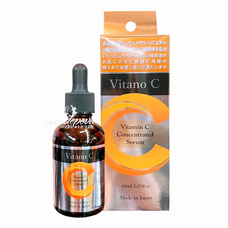 Serum Vitano C Nhật Bản – Tinh Chất Vitamin C Dưỡng Sáng Da, Mờ Thâm Nám Hiệu Quả
