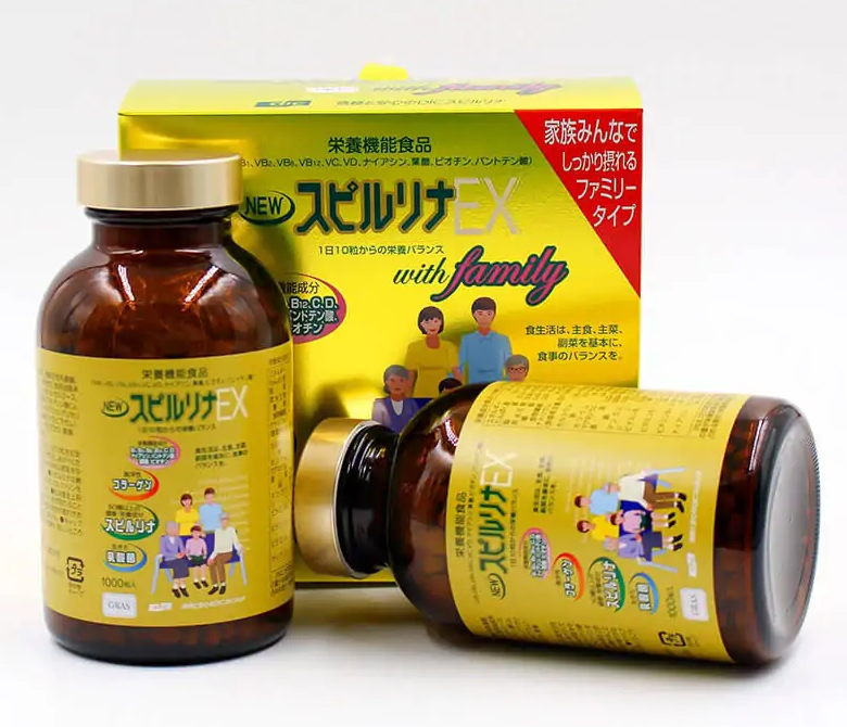 Tảo Vàng Spirulina EX Nhật Bản