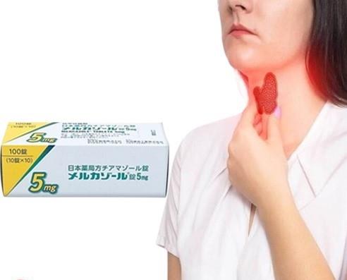 Viên uống hỗ trợ tuyến giáp Mercazole 5mg