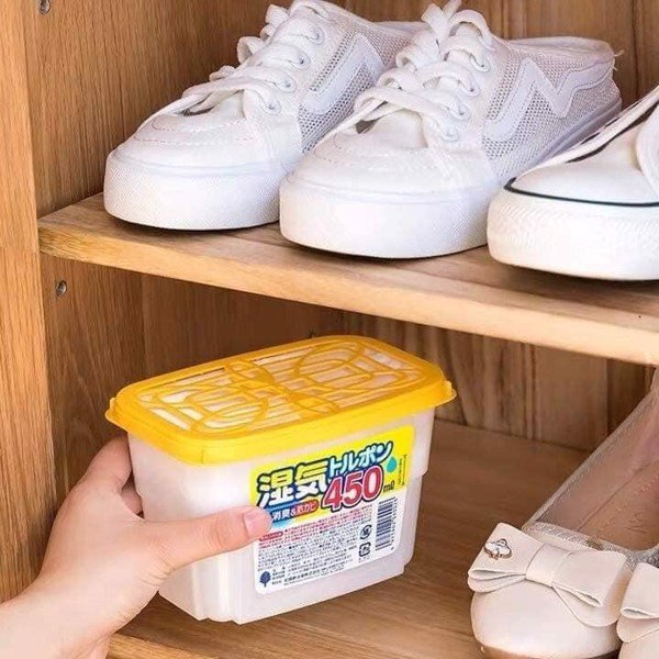 Hộp hút ẩm khử mùi  chống nấm mốc Kiyo Pyrethrum 450ml – Giải pháp bảo vệ không gian