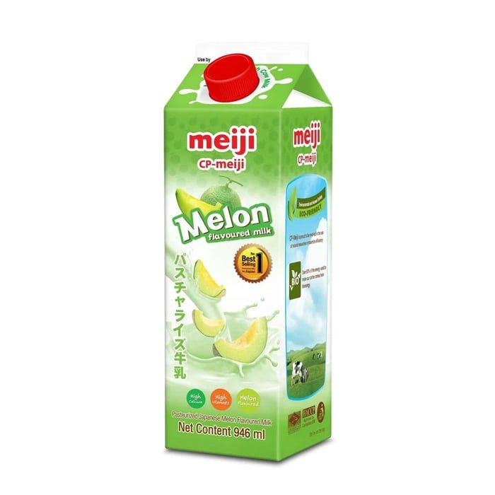 mall inline badgeSữa Tươi Thanh Trùng Meiji Nhật vị dưa lưới 946ml - 1 hộp
